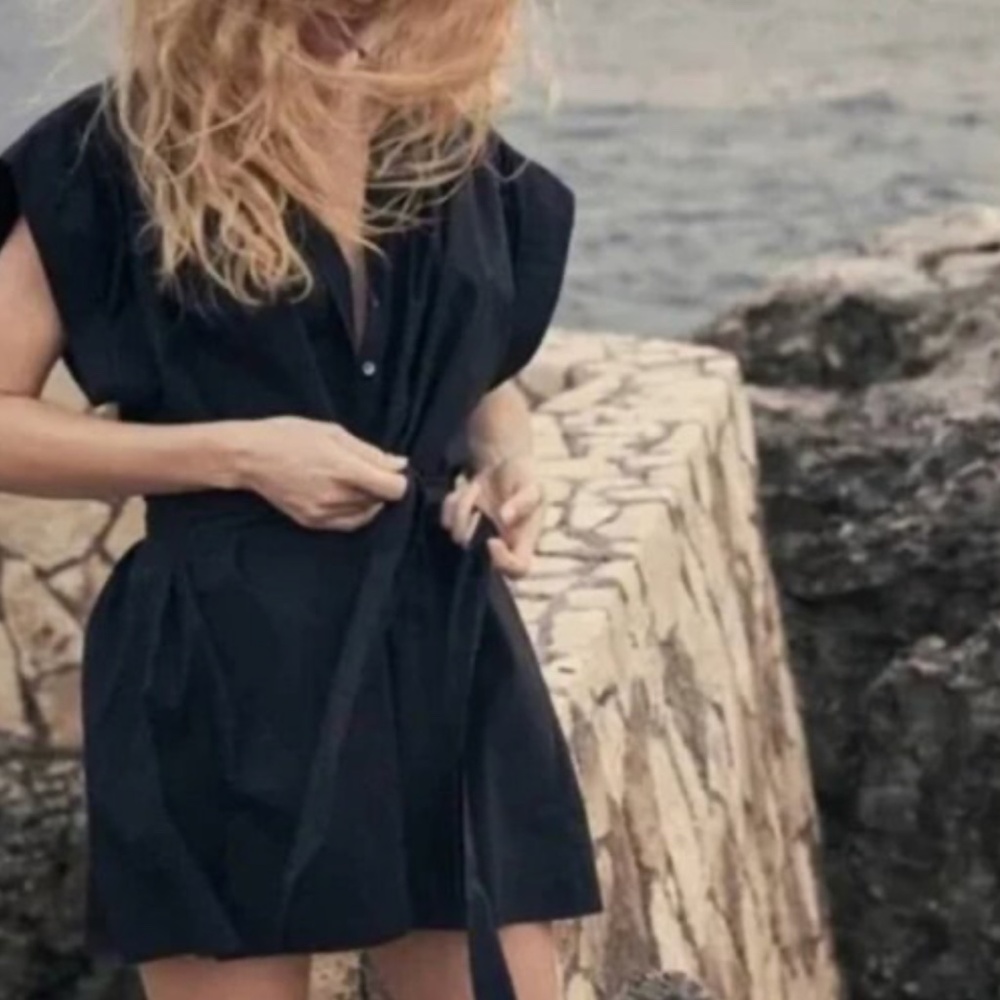 DÔEN Alvina Dress | Black | Size Small | NWT